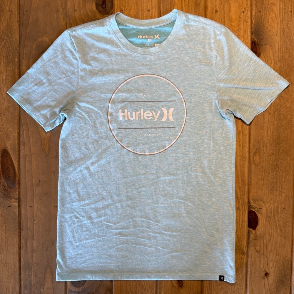 Hurley Sky Blue Short Sleeve Tee